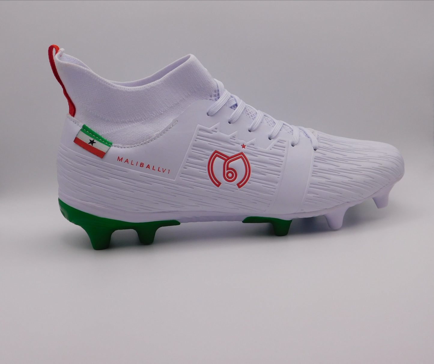 MALIBALL V1 FIRM GROUND FOOTBALL BOOTS SOMALILAND [WHITE]